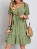 Norma | Layered Dress with Tummy Coverage