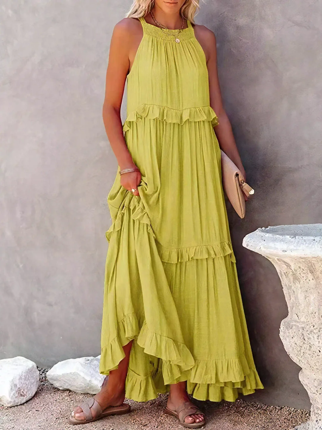CHERRY™ - Flow & Flutter Maxi Dress