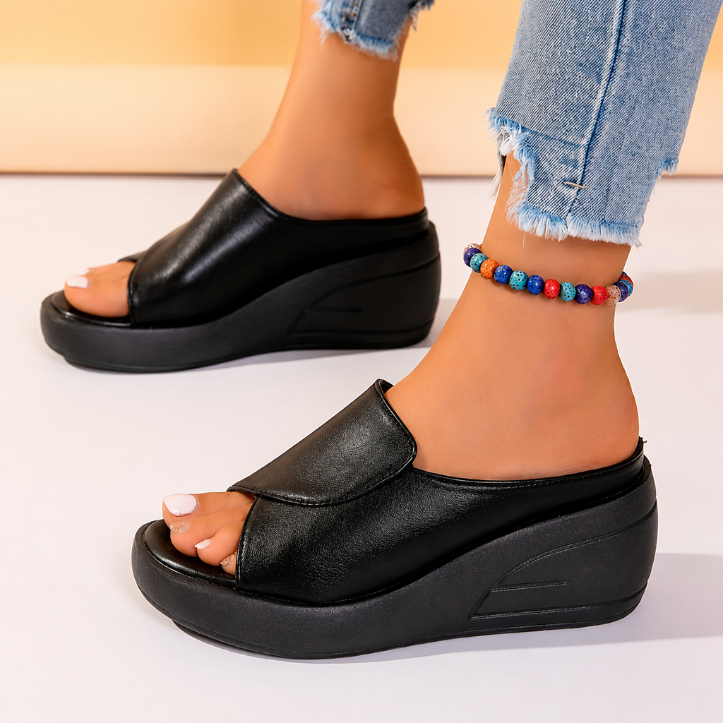 Celine™ | Orthopedic Slip-on Wedge Sandals