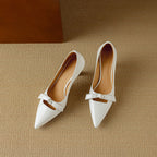 Elayna | Elegant Leather Pumps
