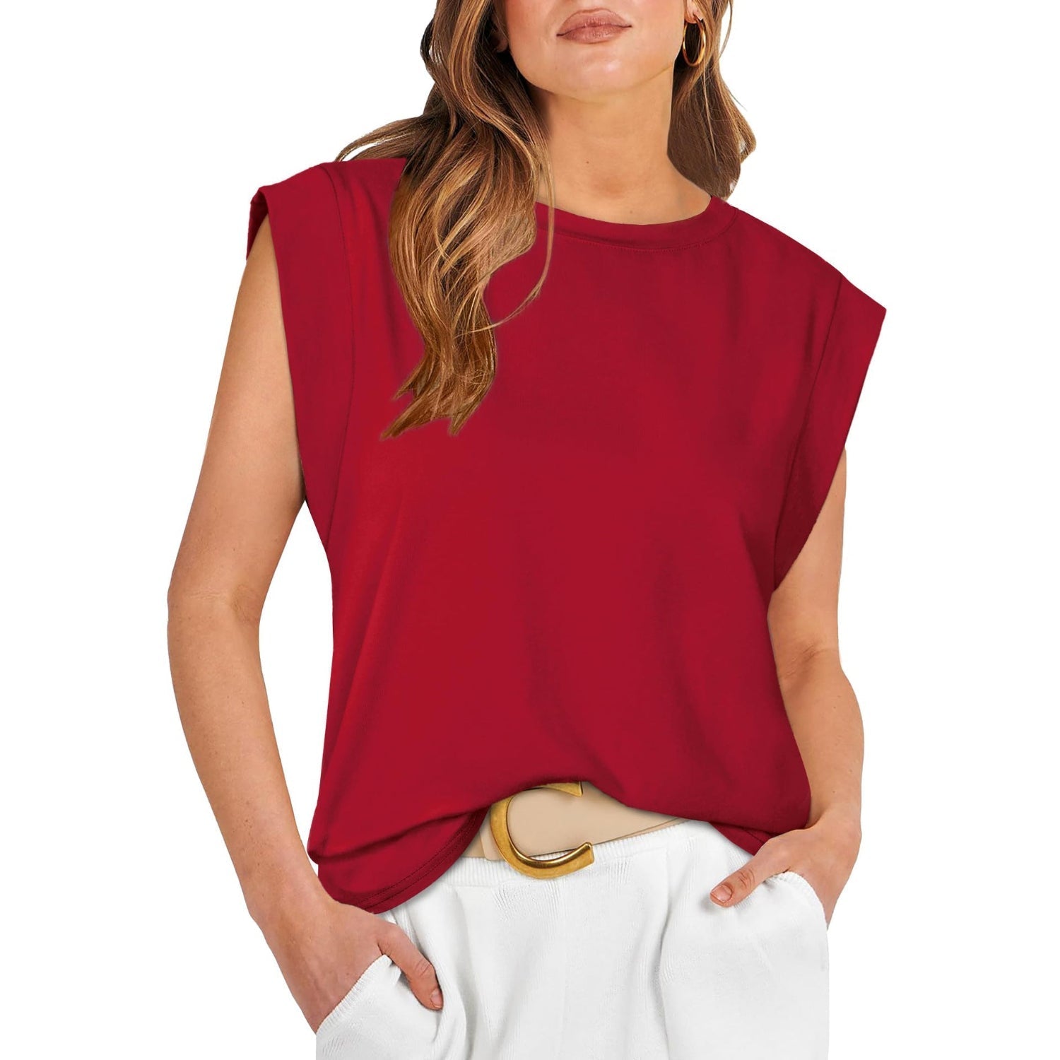 SAMPAGUITA™ –  Comfy Loose Fit Crew Neck Summer Top
