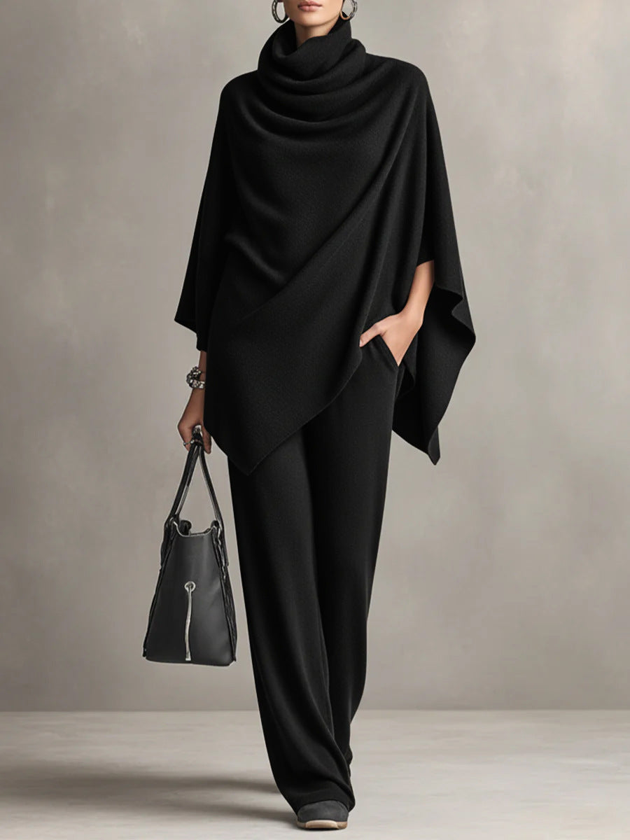 Helen™ | Elegant Drape Two-Piece Set