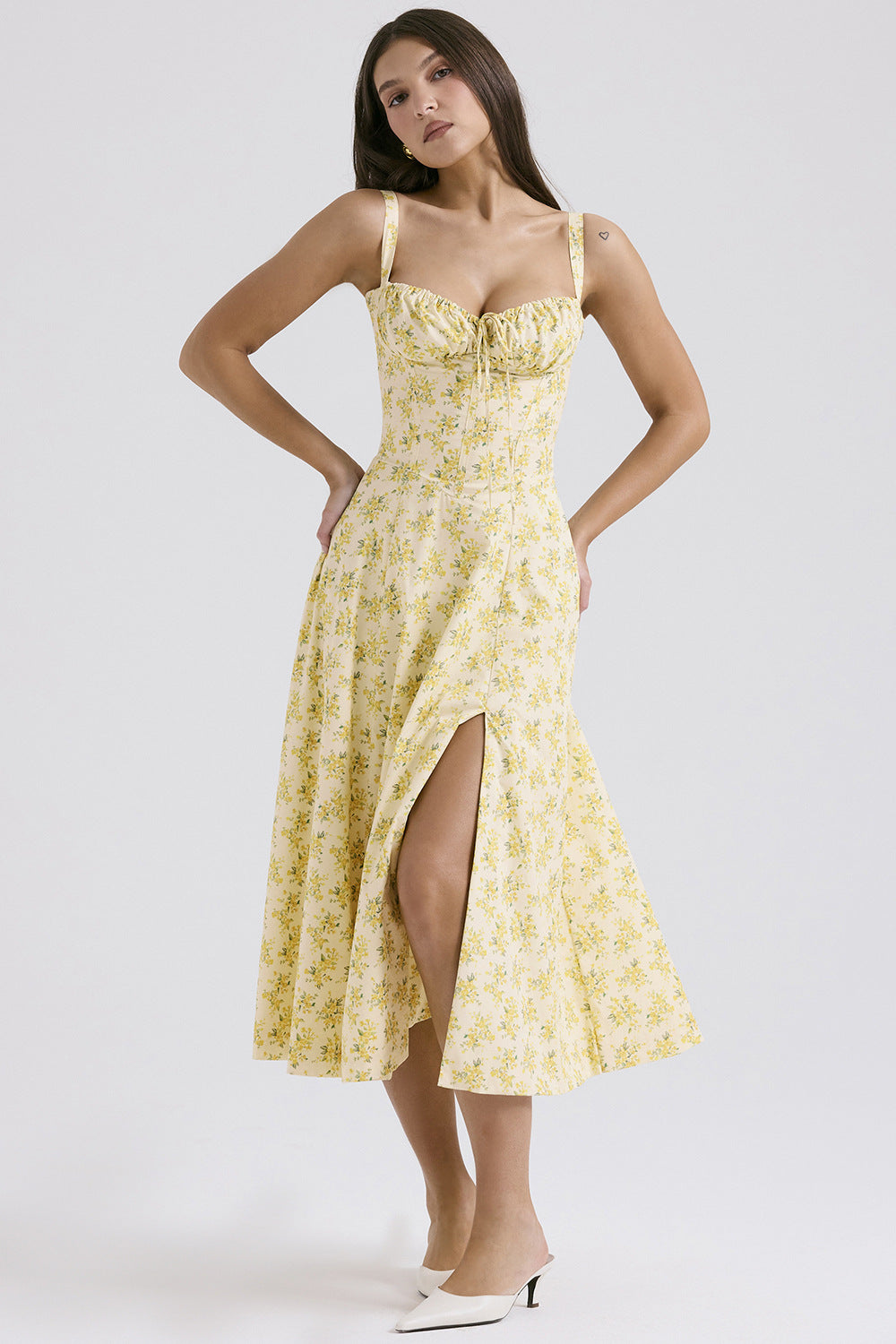 ELENA™ – Chic Corset Milkmaid Dress