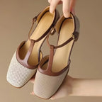 Isava | Mid Heel Leather Shoes