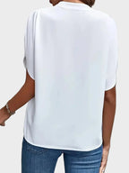 Vivienne | V-Neck Flowing Blouse