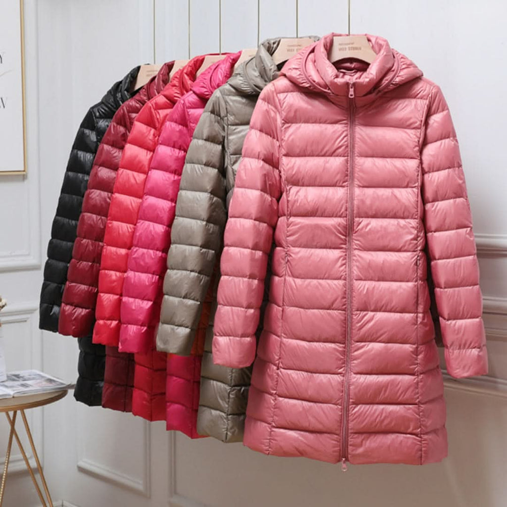 Ultralight Hooded Puffer Coat Gloria