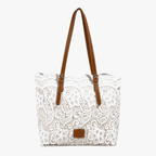 Lacelune – Floral Lace Shoulder Tote
