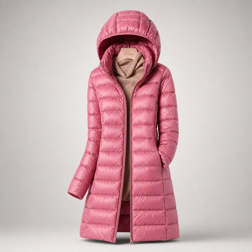 Ultralight Hooded Puffer Coat Gloria